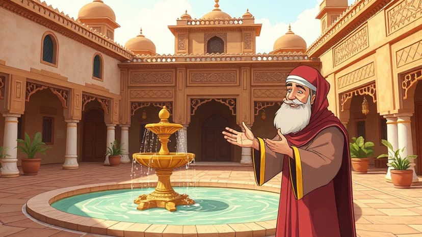 قصة جحا والكلمة الطيبة