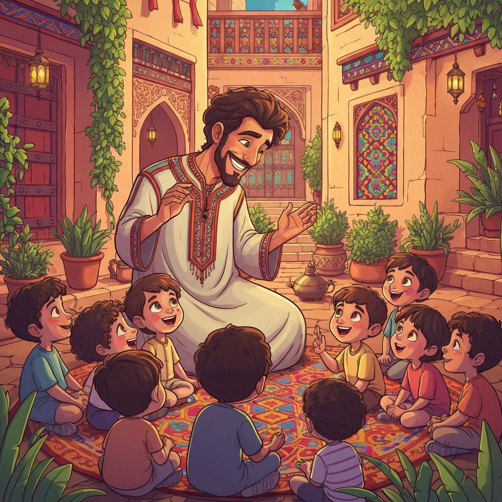 قصة جحا والببغاء - قصة مضحكة للاطفال